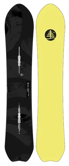 Burton Sensei 156cm 2020/21シーズンモデル（左：トップデッキ／右：ベース）